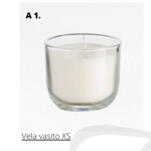 Vela vasito XS