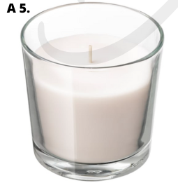 Vela vaso G