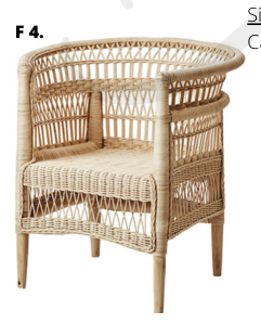 Sillón mimbre