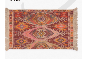 Alfombra multicolor 90x150