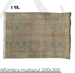 Alfombra multiazul 200x300
