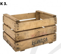 Caja madera rústica